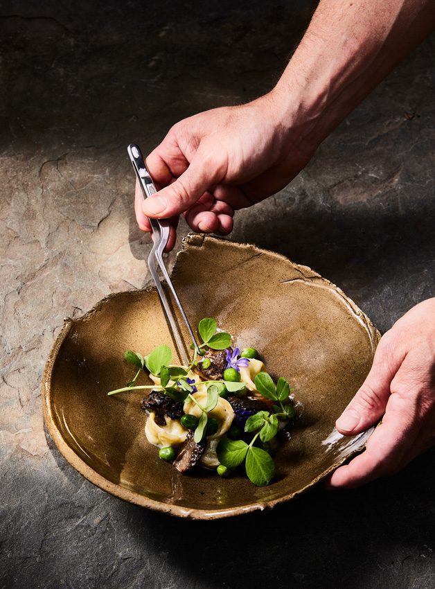 Farmhouse Fine Dining Tortellini Dish