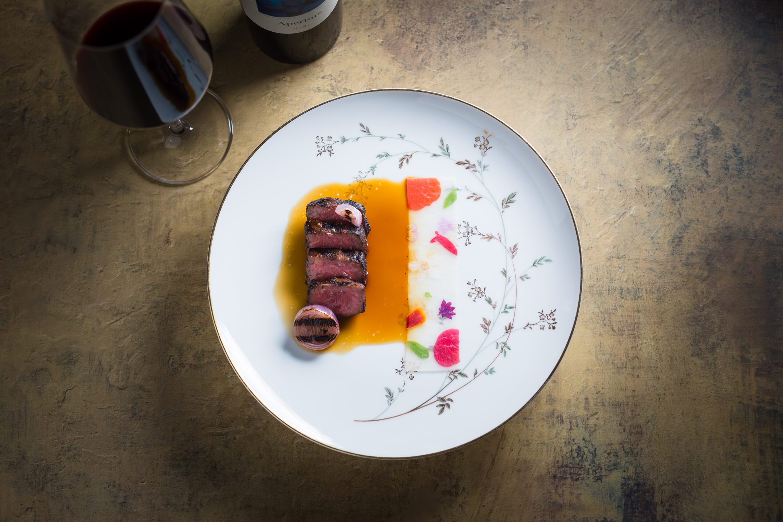 Farmhouse Fine Dining Steak Dish